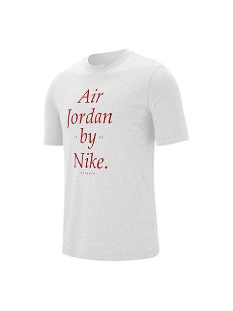 Air Jordan Casual Sports Training Short Sleeve White AQ3761-100