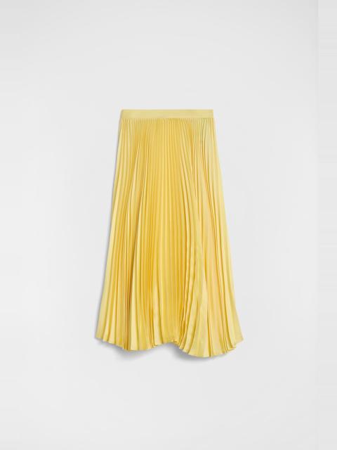 Jil Sander Technical  Twill Pleated Skirt