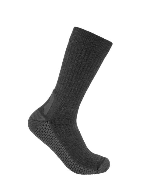 Carhartt Carhartt Force® Grid Midweight Merino Wool Blend Crew Sock