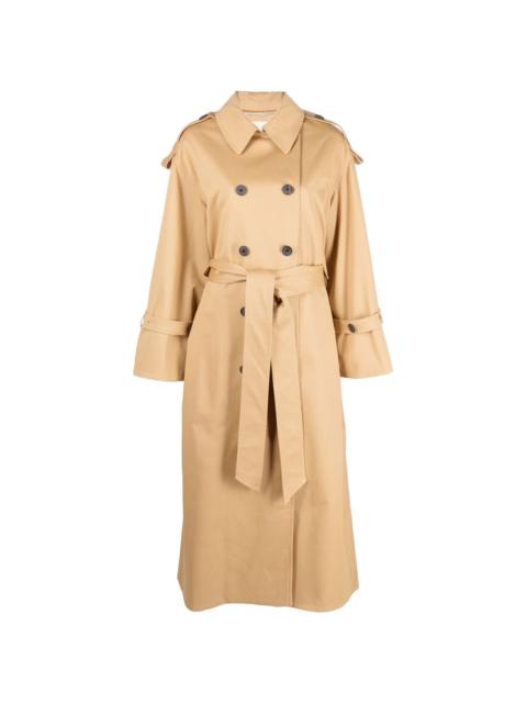BY MALENE BIRGER Alanis double-breasted belted trench coat
