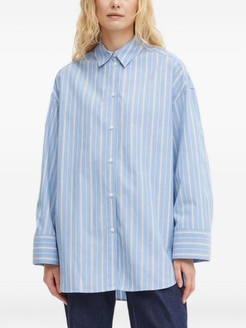 SAMSØE SAMSØE striped button-fastening shirt