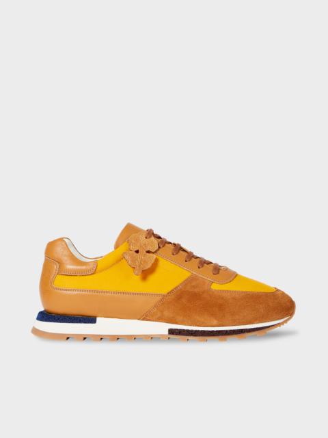 Paul Smith Tan and Yellow 'Velo' Trainers