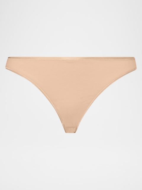 HANRO Seamless High-Cut Cotton Briefs