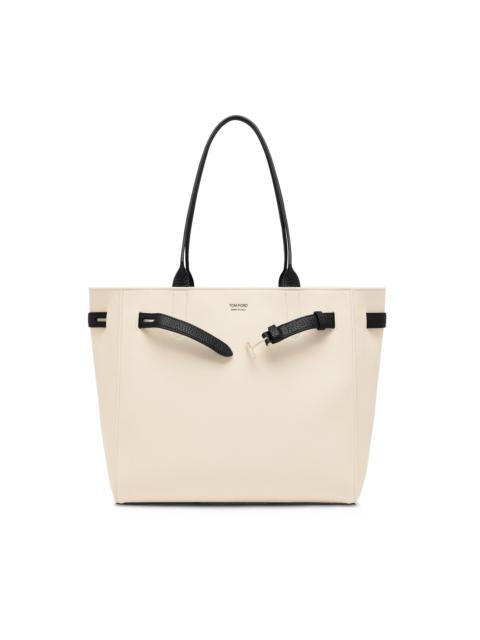 TOM FORD CANVAS AND LEATHER AUDREY MEDIUM TOTE