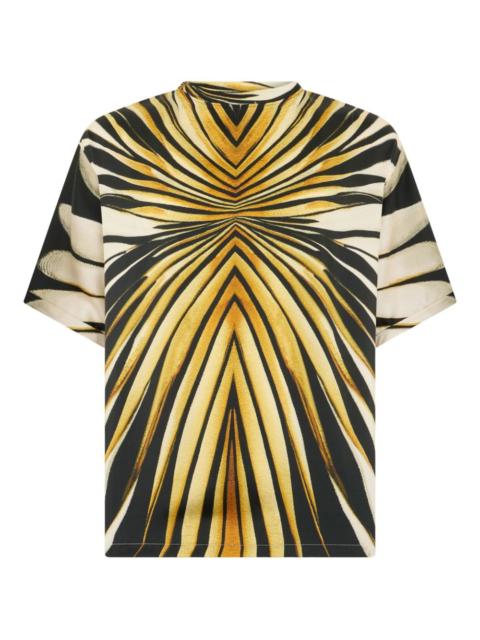 Roberto Cavalli Ray Of Gold-print T-Shirt