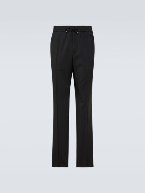 Valentino Wool and mohair slim pants
