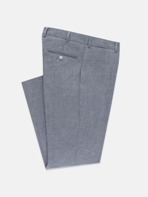 J. PRESS CHAMBRAY TROUSER - TRIM FIT