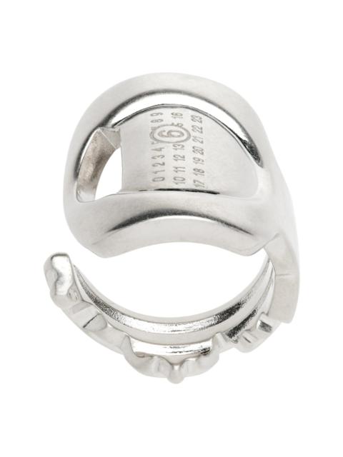 MM6 Maison Margiela Silver Key Ring