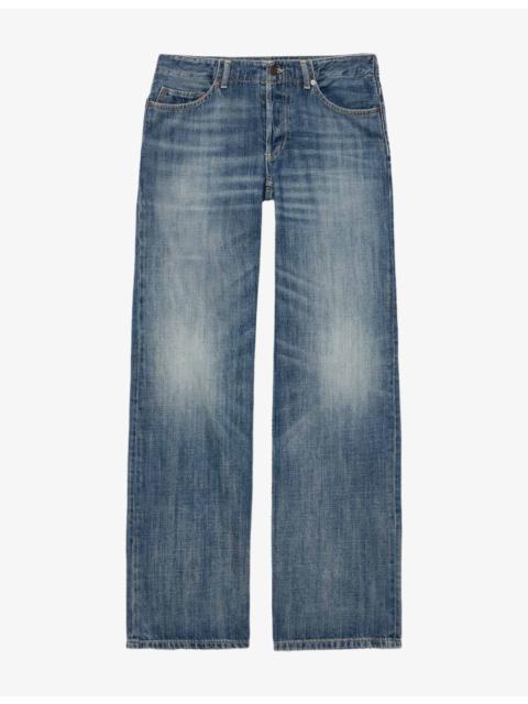 ALLSAINTS Nico Wide-Leg Low-Rise Jeans