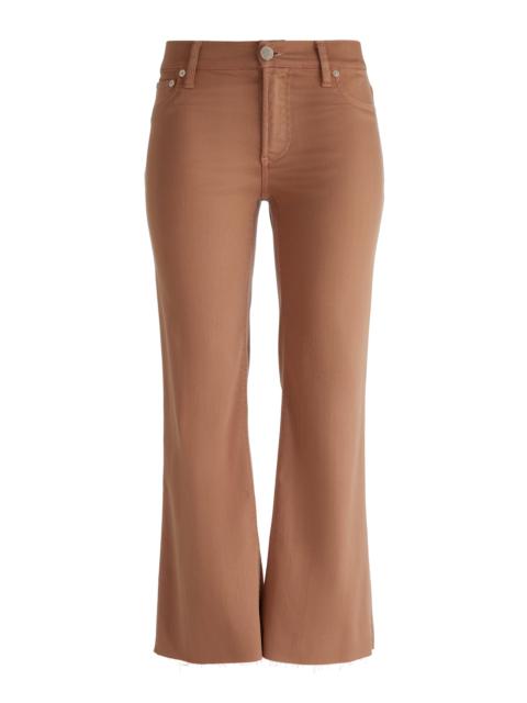 Alice + Olivia ROXIE LOW RISE STRAIGHT FLARE CROPPED JEAN