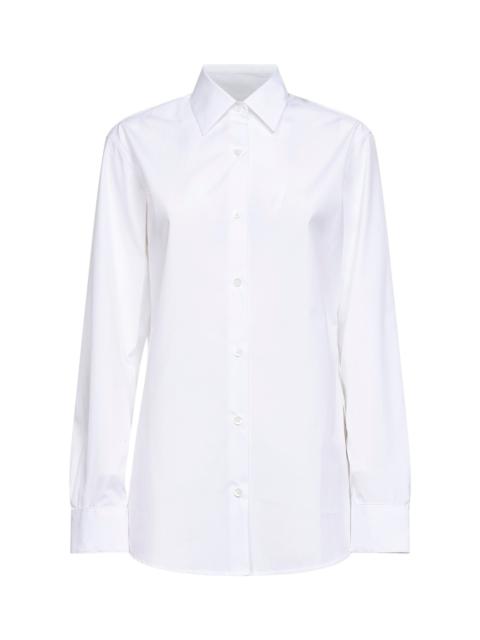 Dries Van Noten White cotton poplin Clavelly shirt