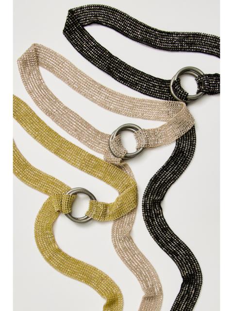 FREE PEOPLE Breezy Beaded Wrap Belt