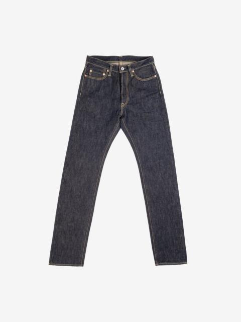 IH-888S-21 21oz Selvedge Denim Medium/High Rise Tapered Cut Jeans - Indigo