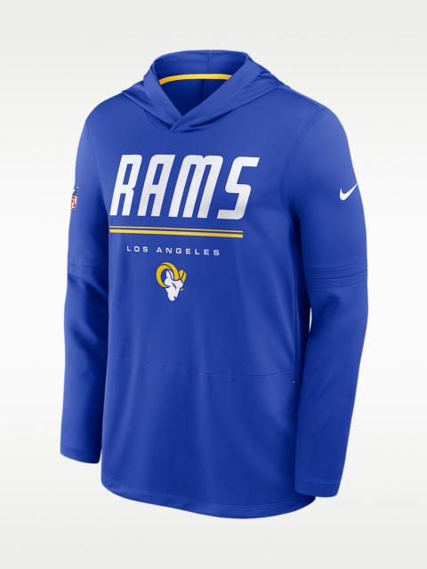 Nike Los Angeles Rams Sideline Men's Nike Dri-FIT NFL Long-Sleeve Hooded Top