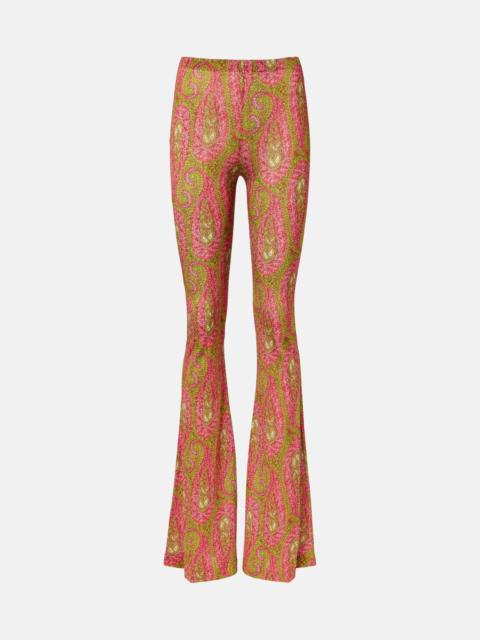 Etro Printed flared pants