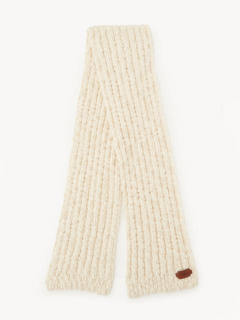 Chloé SCARF IN EXTRA FINE WOOL & SILK
