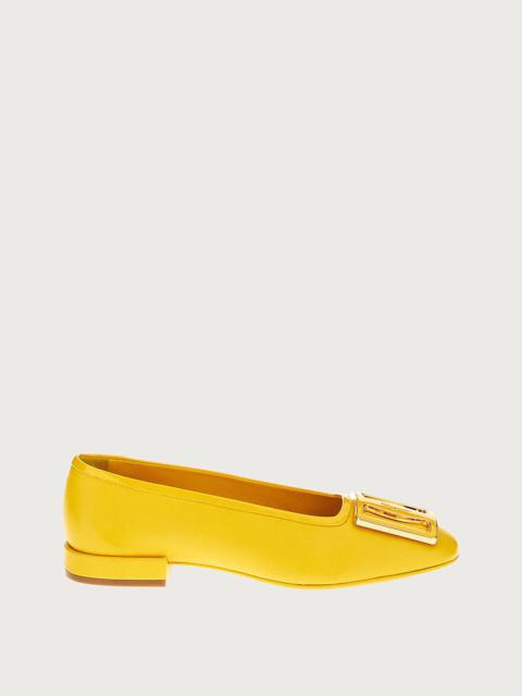 FERRAGAMO CHUNKY BUCKLE BALLET FLAT