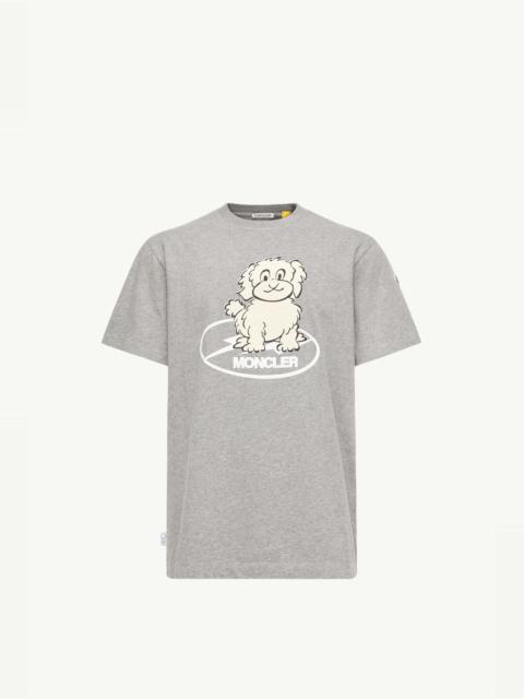 Moncler Moncler x Fragment Dog Print Cotton T-Shirt