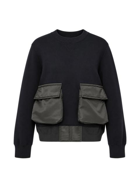 sacai Sponge Sweat Cargo Pullover