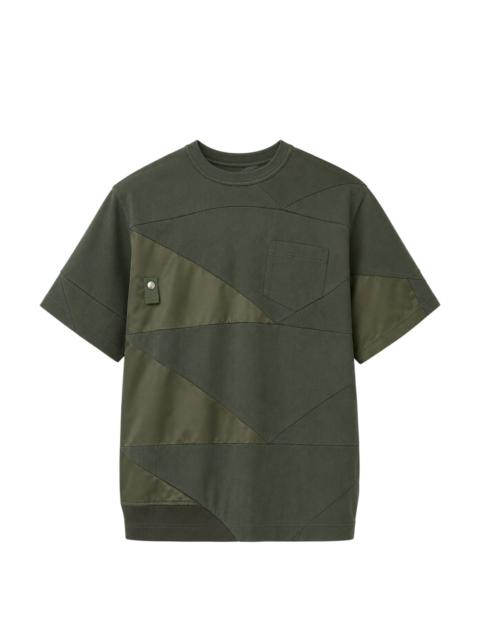 sacai A.P.C. Quilts Short Sleeve Tee