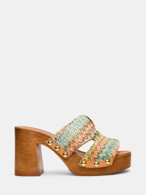 STEVE MADDEN SUNKISSED MULTI RAFFIA