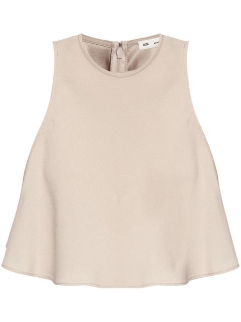 AMI Paris flared godet top