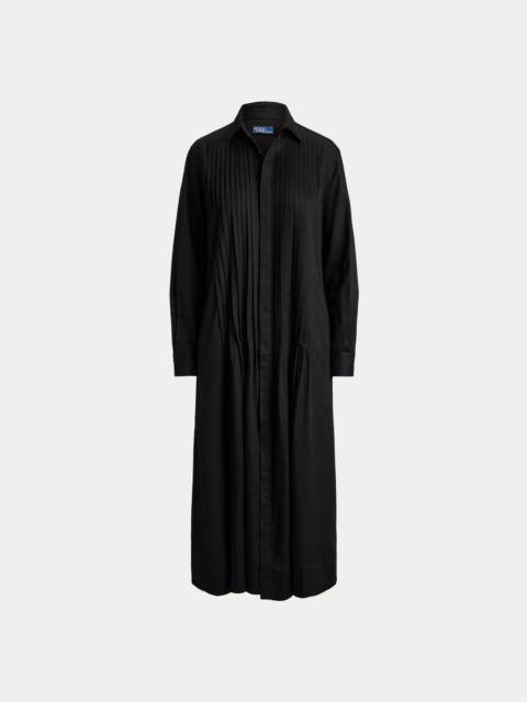 Polo Ralph Lauren Pleated-Bib Shirtdress