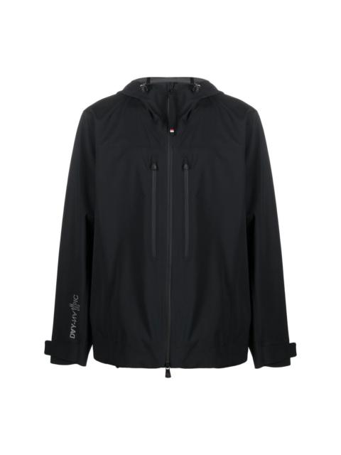 Moncler Grenoble logo-print sleeve hooded jacket
