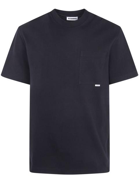 Jil Sander T-Shirt Maniche Corte Con Tasca "J22gc0270.J20256 001 Black
