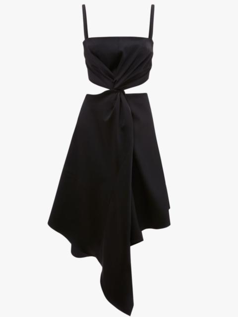 JW Anderson TWISTED CUT OUT ASYMMETRIC DRESS