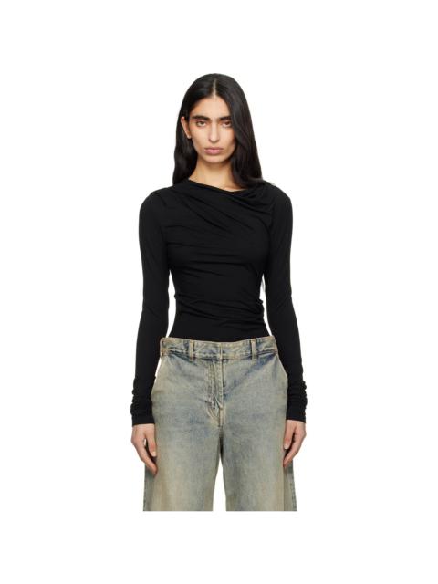 entire studios Black Drape Top