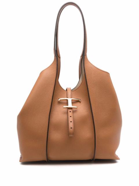 Tod's T timeless small leather tote bag