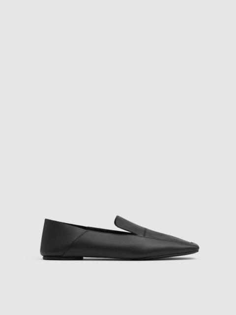 ST. AGNI Minimal Flat Loafer - Black