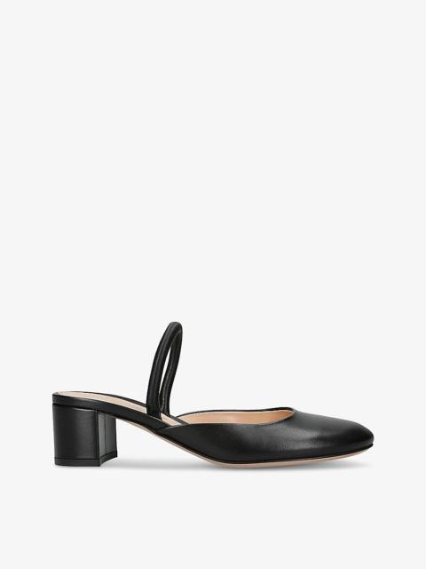 Tivoli leather heeled sandals
