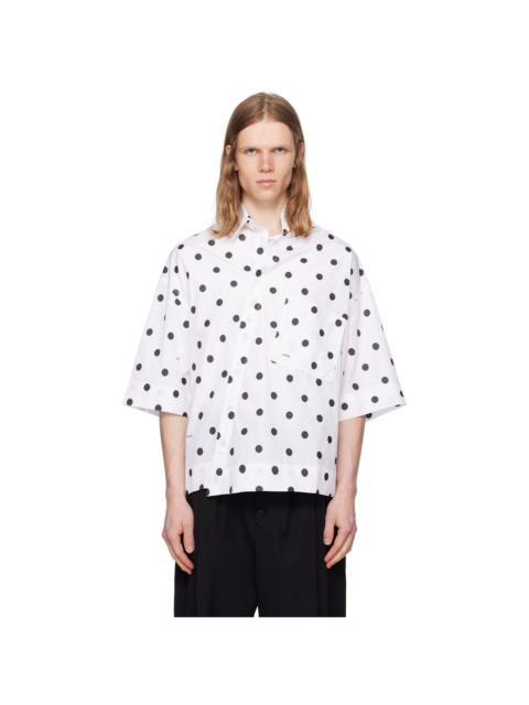 JACQUEMUS White & Black 'The Pablo' Shirt
