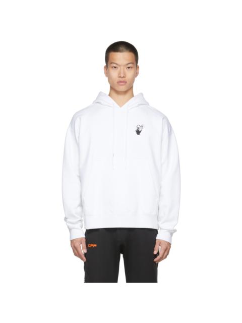 Off-White White Bubble Arrow Skate Hoodie