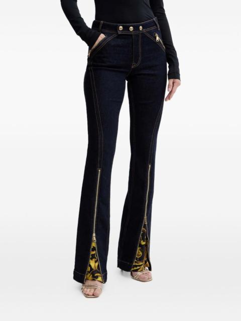 VERSACE JEANS COUTURE zip-detailed jeans