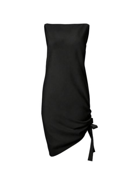 CAROLINA HERRERA asymmetric gathered dress