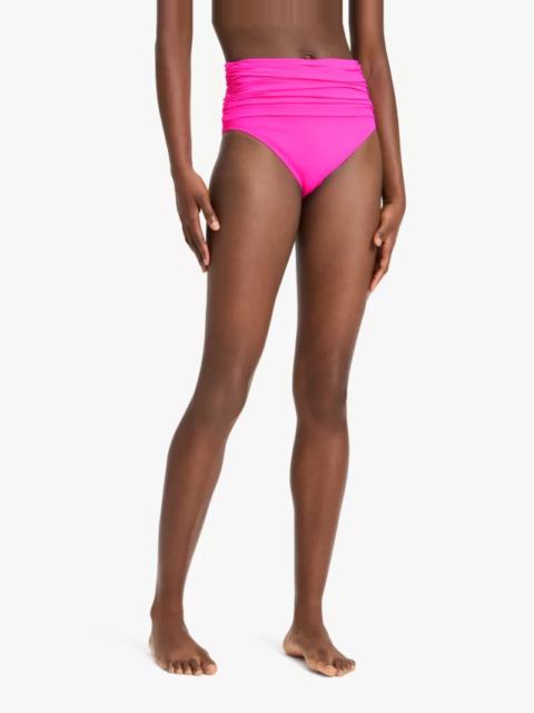 kate spade Shirred High Waist Bikini Bottom
