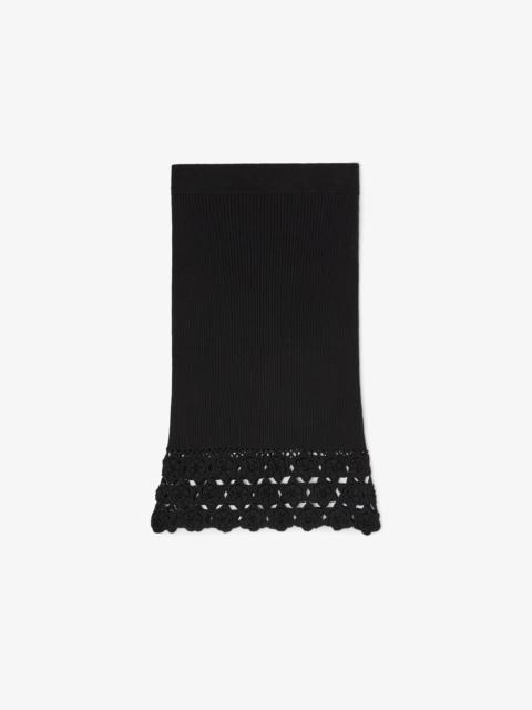 GANNI SKIRT IN COTTON CROCHET