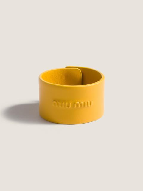 Miu Miu Leather bracelet