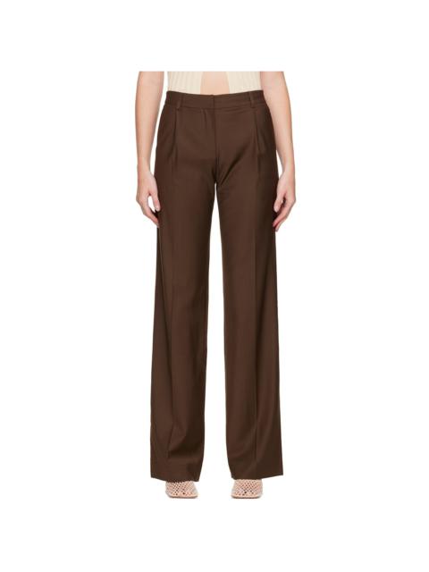 AYA MUSE Brown Karaka Trousers