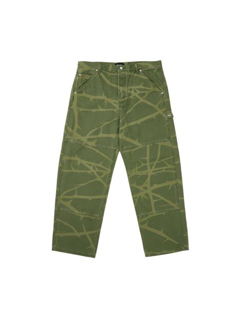 PALACE HEAVY CANVAS WORK PANT THE DEEP GREEN