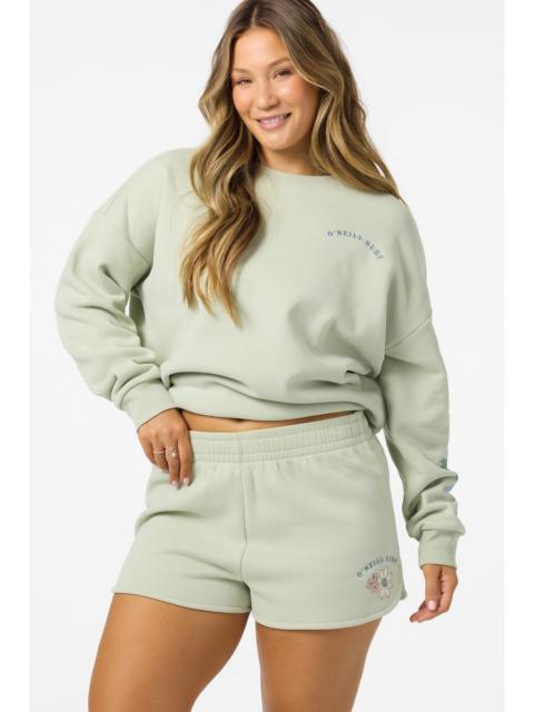 O'Neill Petal Scallop Fleece Lounge Shorts
