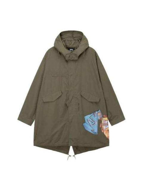 Stussy Goldie Fishtail Parka 'Olive' 115687