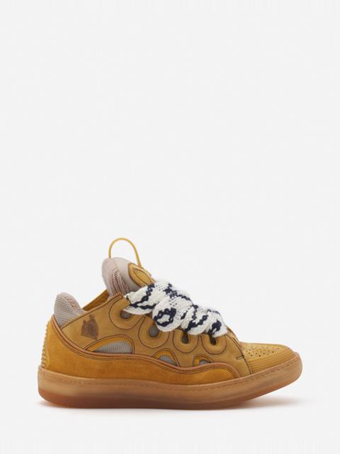 Lanvin LEATHER CURB SNEAKERS