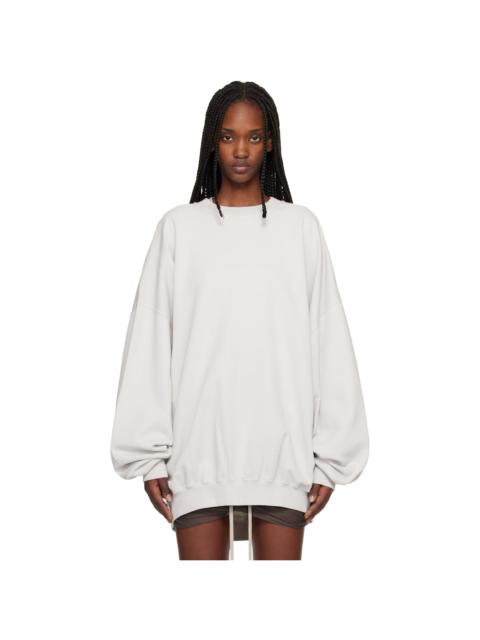Rick Owens DRKSHDW Off-White Temple Hun Crewneck Sweatshirt