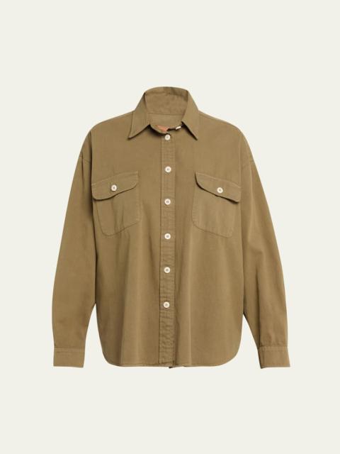 JAMIE HALLER The Big Shirt with Flap Pockets