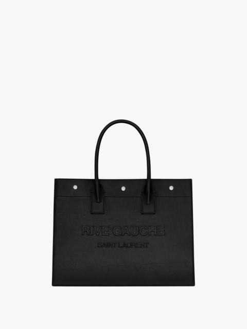 SAINT LAURENT RIVE GAUCHE SMALL TOTE BAG IN SMOOTH LEATHER