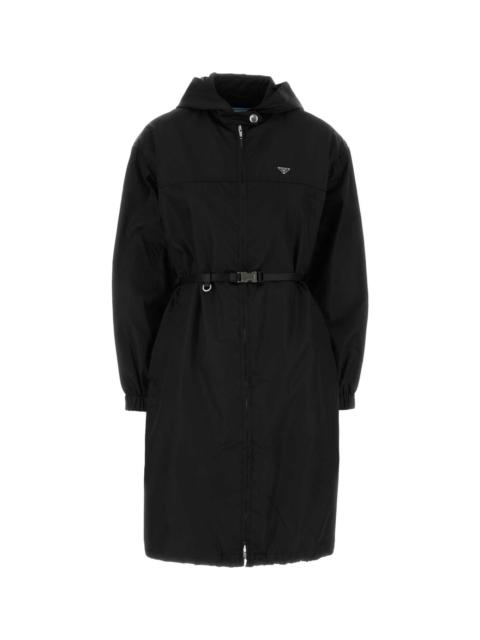 Prada Black Re-nylon Raincoat